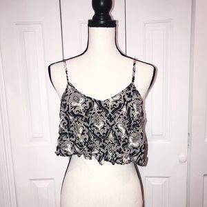 Paisley Crop Top